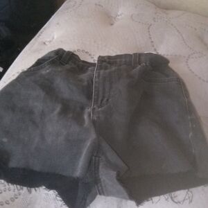 Gloria Vanderbilt Black Jean Shorts